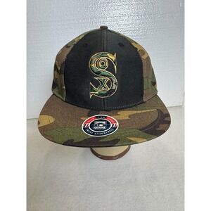 CoopersTown Baseball Hat Mens Seattle Mariners,‎ Cap Brown Camo Green 7 3/8 NWT